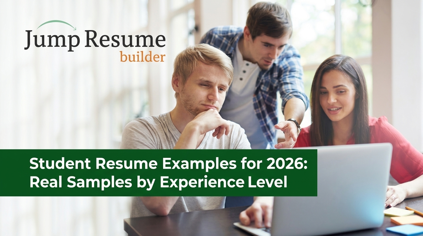 Student resume example and Template