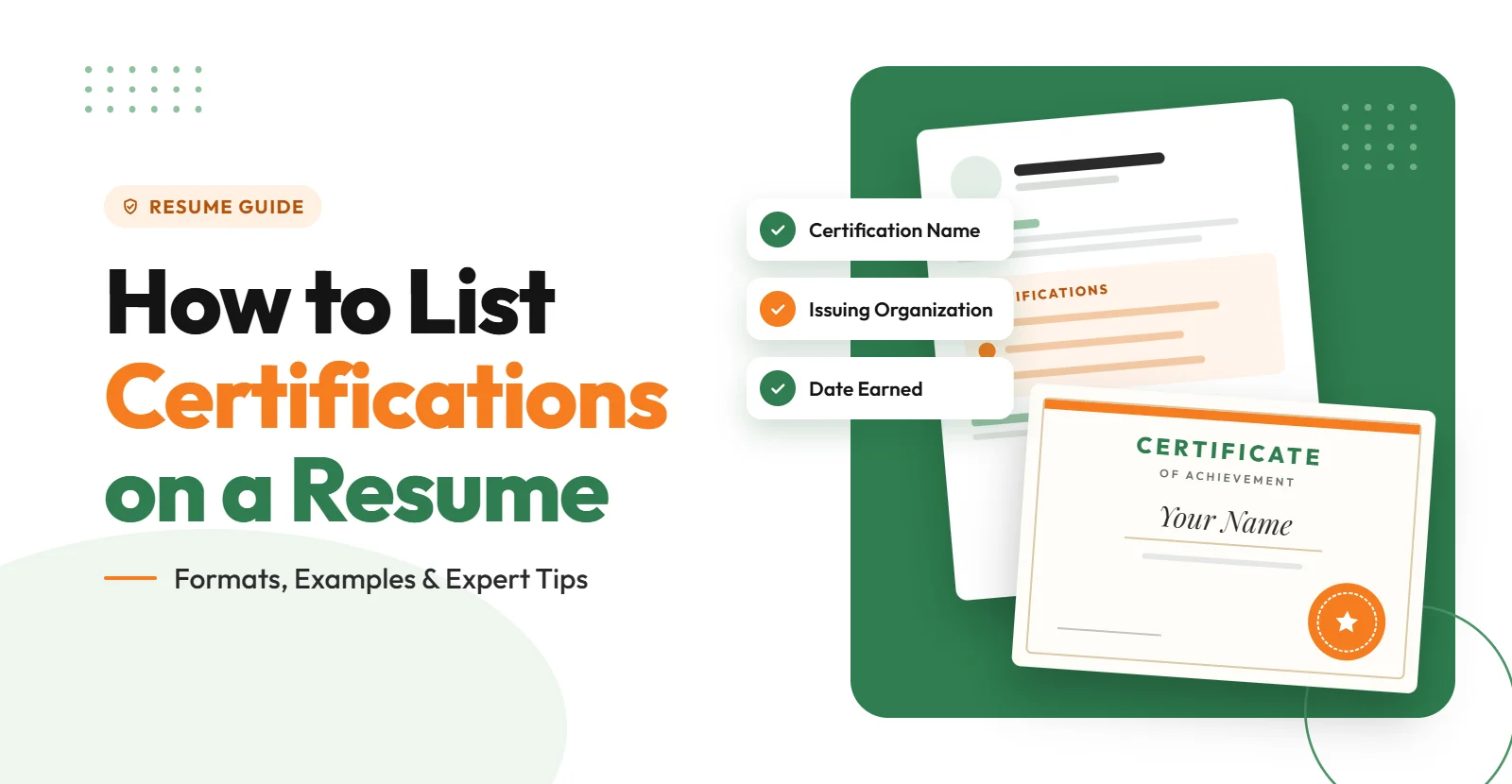 Certifications